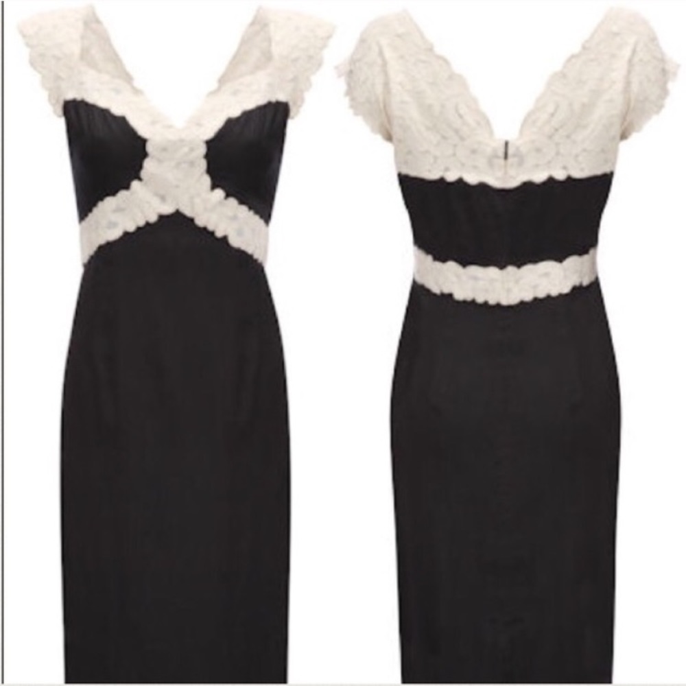 French connection dress small 2 prom cocktail blac